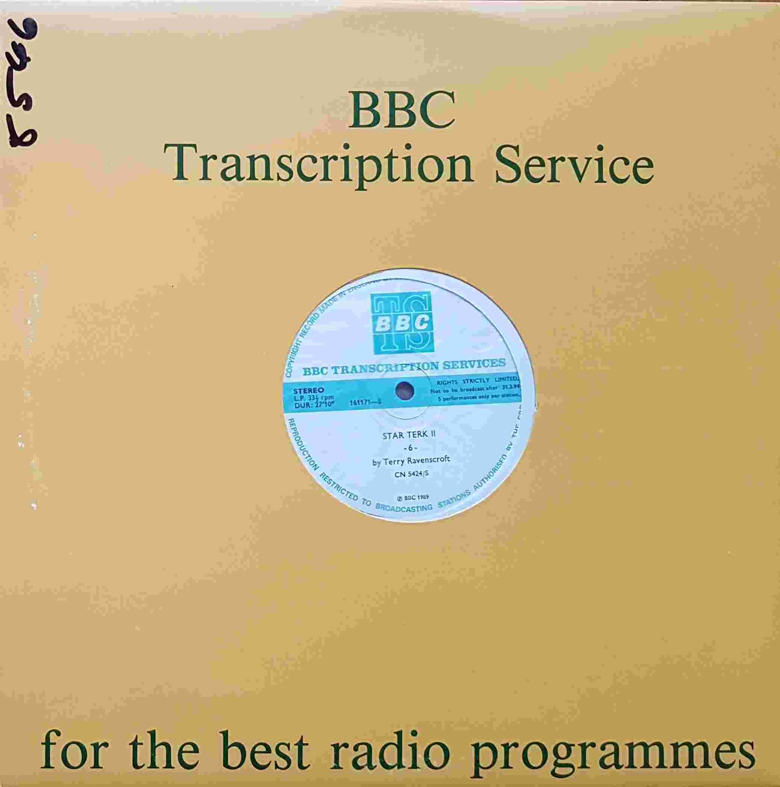 Back cover of CN 5424 S 3